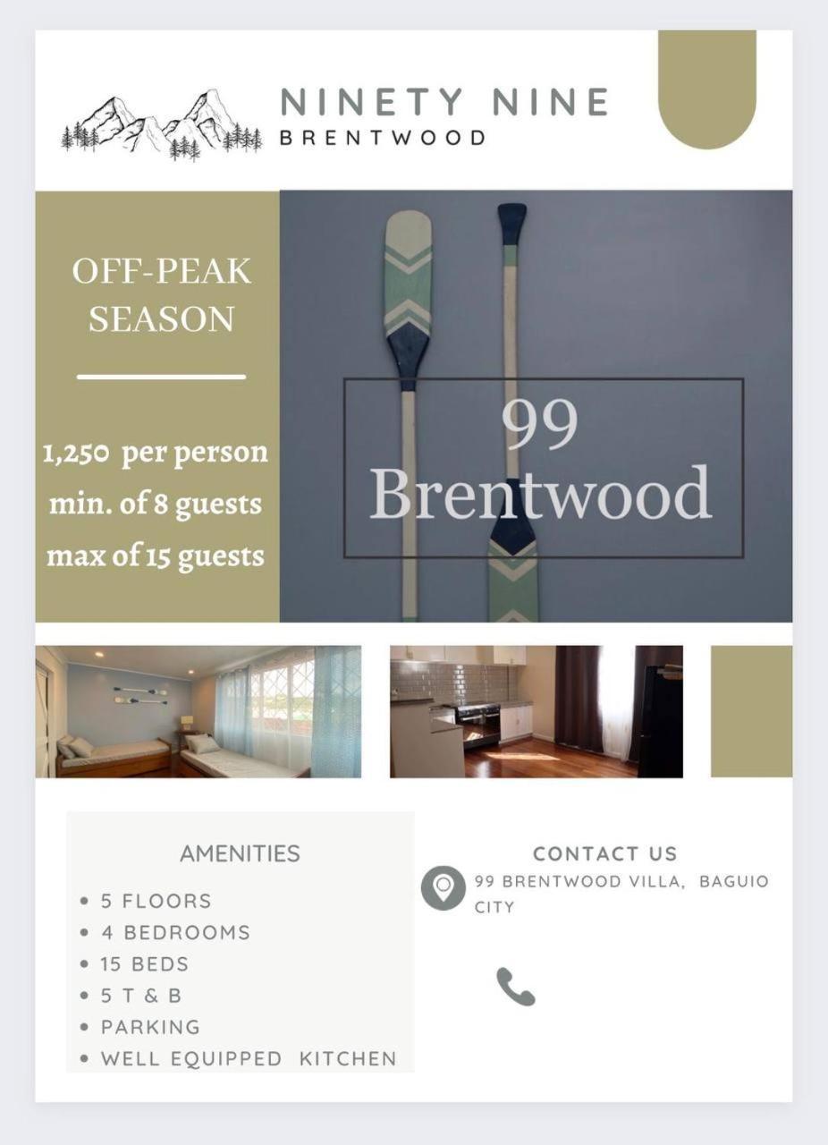 99 Brentwood Villa Baguio City Eksteriør bilde